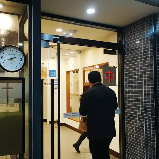 这家餐厅在七点开门供应晚餐。