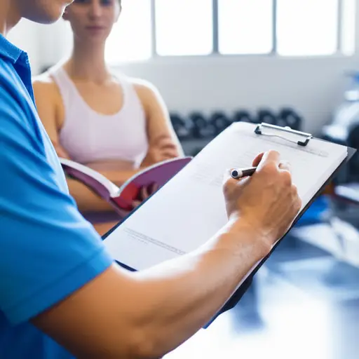 我的教练每周为我设计新的锻炼。