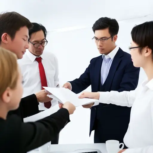 他把消息传递给了他的同事。