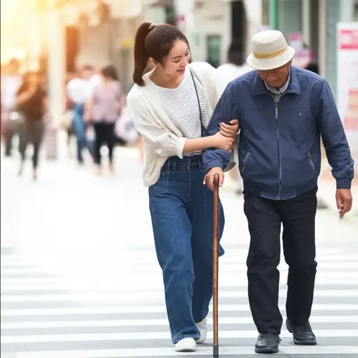 她以她关心他人的天性而闻名，总是帮助那些需要帮助的人。