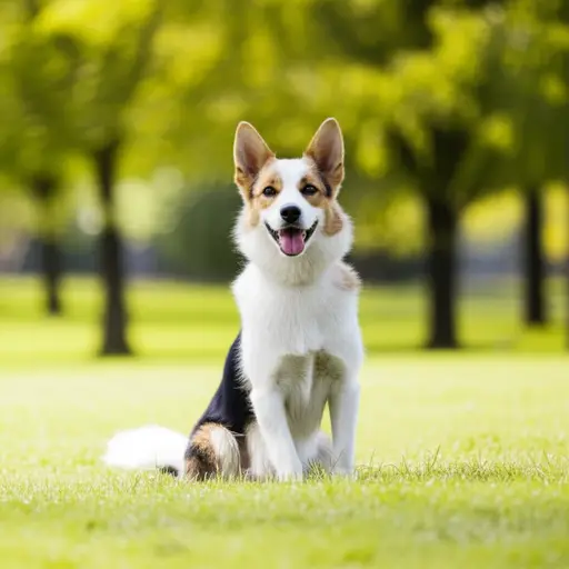 我最喜欢的动物是狗。