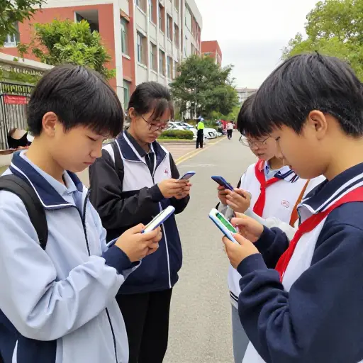 他们在学校周围进行了空气质量测量。