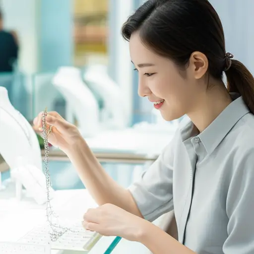 她为派对买了一些新首饰。