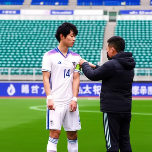 他被选为足球队队长。