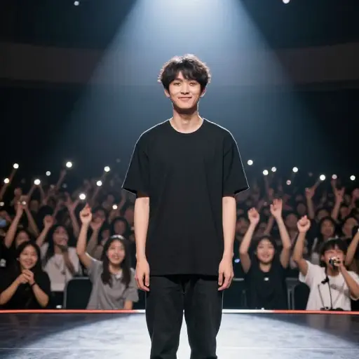 他迅速崛起成为明星。