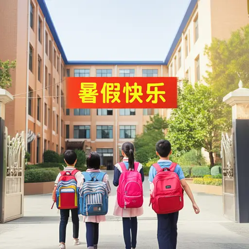 学校的暑假下周开始。