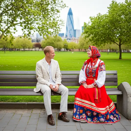 我在莫斯科的老朋友来伦敦看望了我。