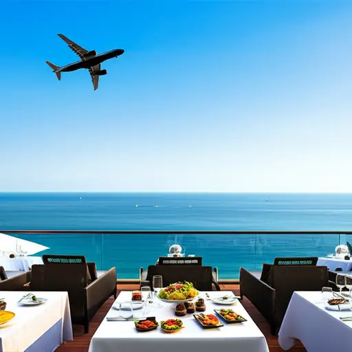 这个套餐假期包含了机票、餐饮和海滨酒店的住宿。