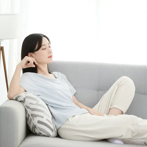 她更喜欢宽松的衣服，因为它们更舒适。