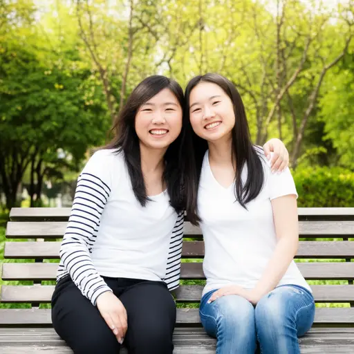 我妹妹是我最好的朋友。