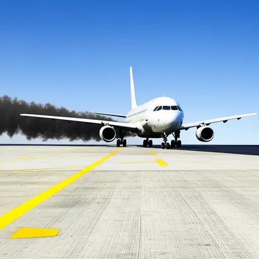 飞机在起飞时一个引擎故障，险些避免了灾难。