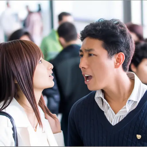 因为太吵了，我们没法说话。