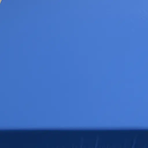 这张床单是蓝色的。