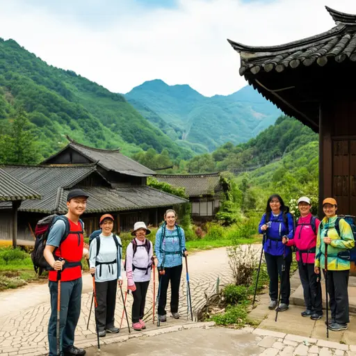 在最近的村庄，你可以参加由经验丰富的向导带领的山地徒步。