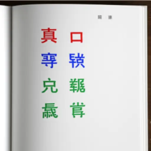 这本书是用三种不同颜色的墨水印刷的。