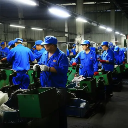 这些工人中许多都工资极低。