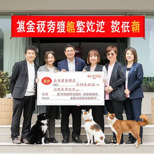 他们为当地的动物收容所设立了一笔基金。