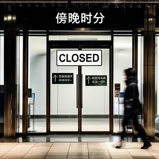 银行已经关门了。