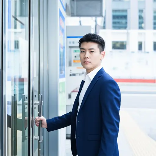 我必须去一趟银行。