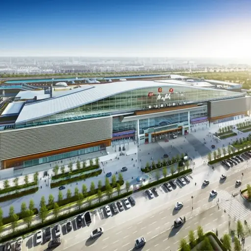 新购物中心覆盖了20,000平方米的广阔区域。