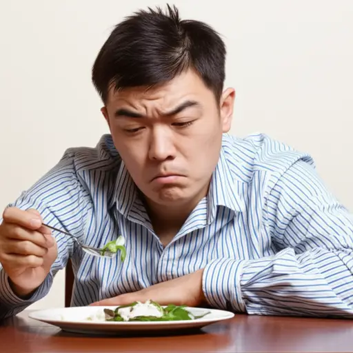 他几乎什么都没吃。