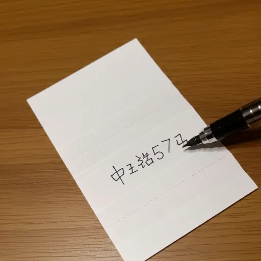 他把电话号码写在了收据的背面。