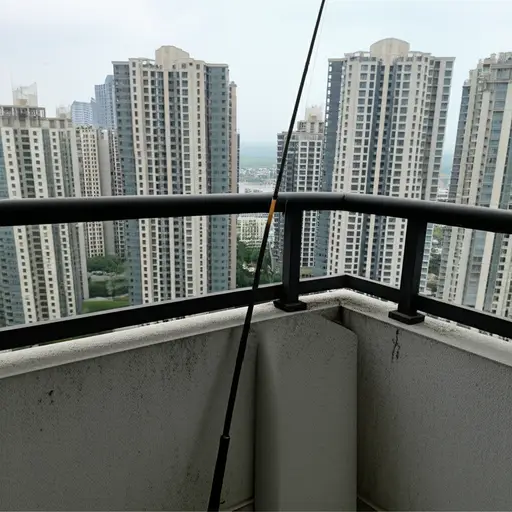 因为我不住在水边，所以我用不上鱼竿。