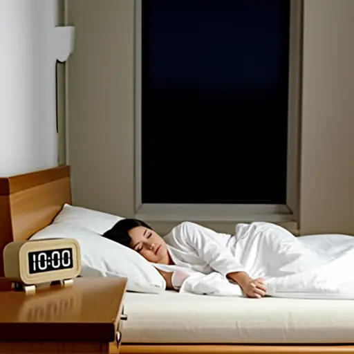 我每天晚上十点睡觉。