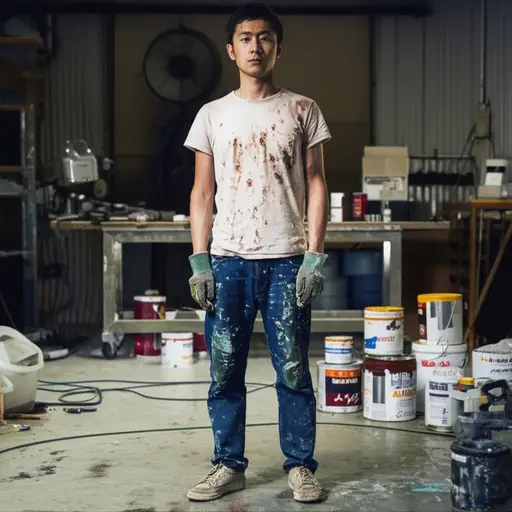 这将是一项脏活，所以穿旧衣服。