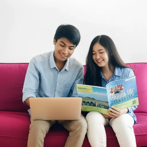 他们正在计划去夏威夷度蜜月。