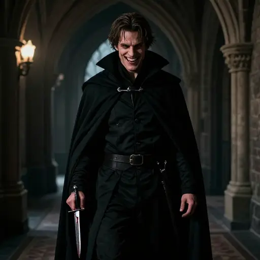 在这个故事中，反派角色行为残忍。