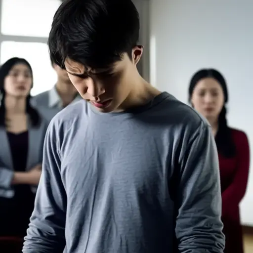 他羞愧地承认了自己的错误。