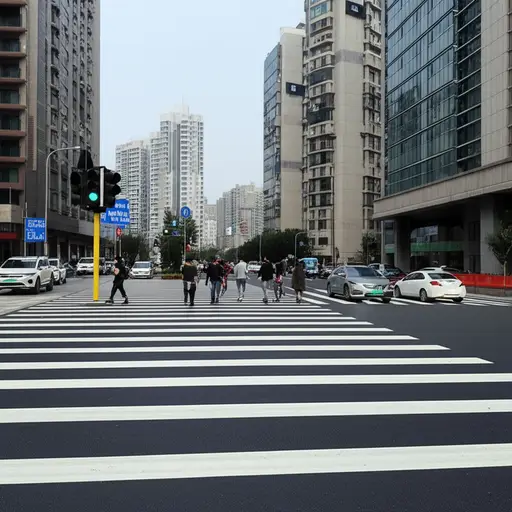 为安全过马路，请始终使用行人过街处。