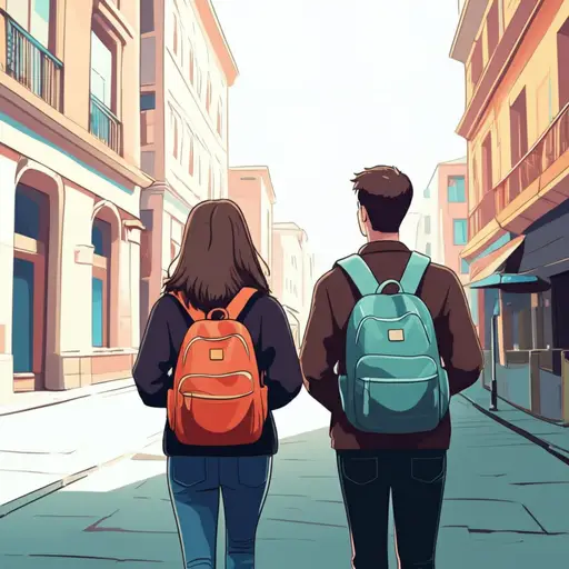 他们决定独自探索这座城市。