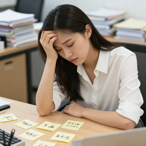 她厌倦了每天听到同样的借口。