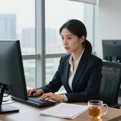 据我所知，她从未在国外工作过。