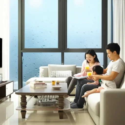 如果明天下雨，我们就待在家里。