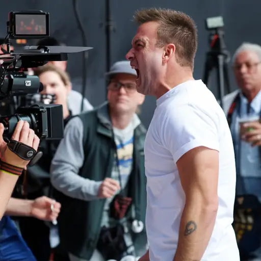 他被拍到在电影中骂裁判。