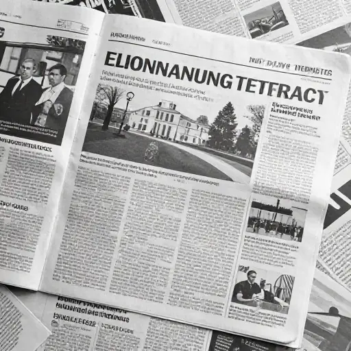 当地报纸在其背版刊登了一则小新闻。