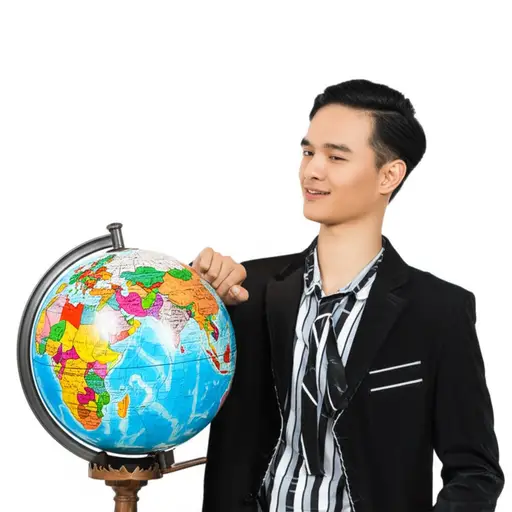 我想去世界各地旅行。