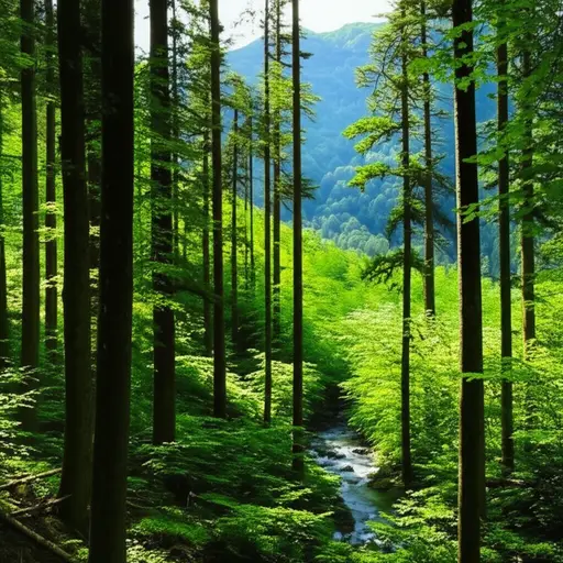 在未受破坏的荒野中，大自然处于最佳状态。