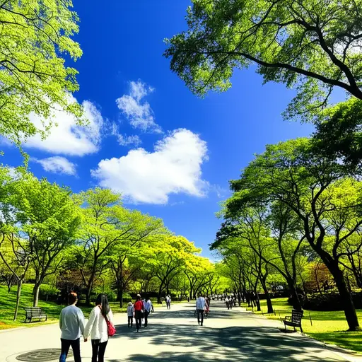 这里的天气大体上是相当温和的。