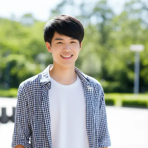 我的哥哥很高很瘦。