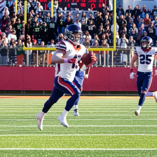 他们的进攻组在第一节就达阵三次。