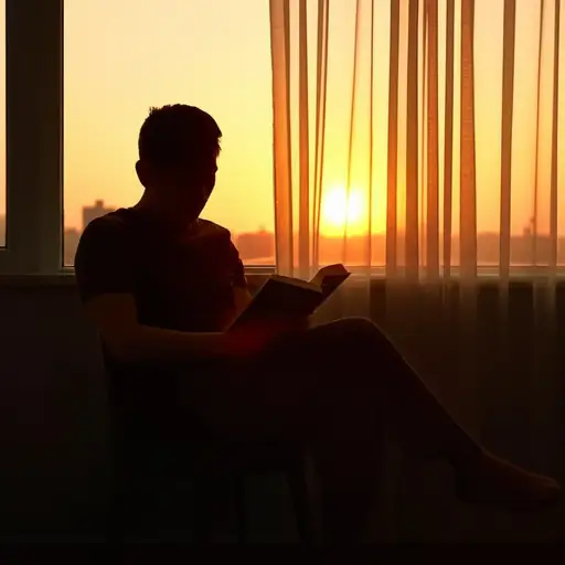 过一段时间后，你就会习惯独自生活。