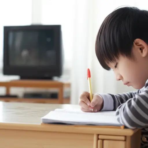 完成你的作业。如果不，你不能看电视。