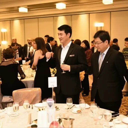 他的行为在这种场合下是恰当的。