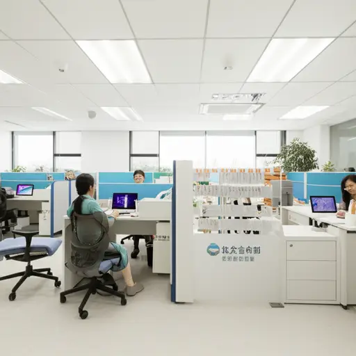 办公室有一个中央暖气，为所有房间提供温暖。