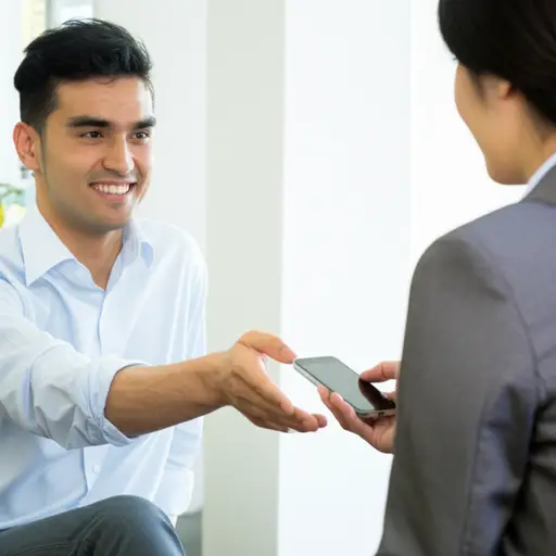 "我能用一下你的手机吗？" "当然！"