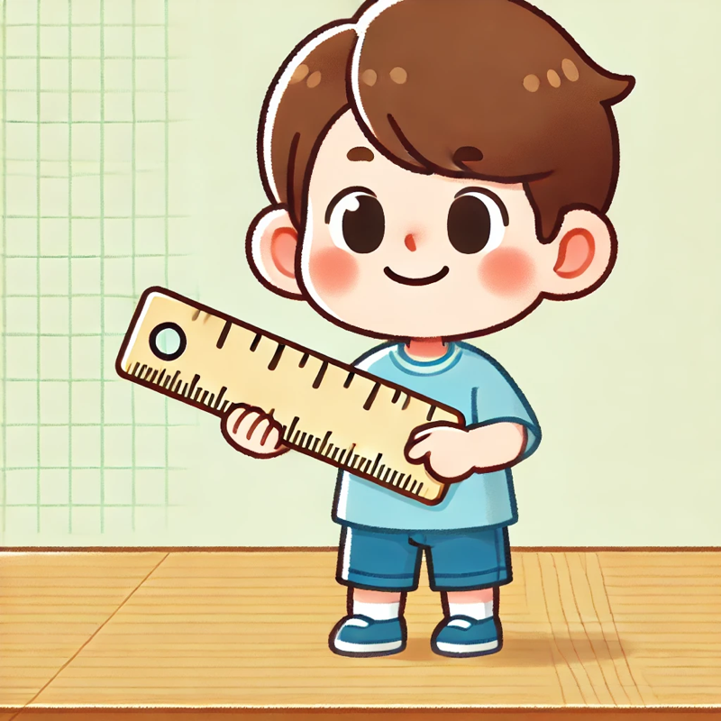 我有一把尺子。